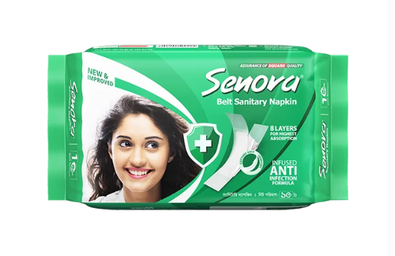 Senora Sanitary  Sanitary Regular Pack (Belt System) 10 pad