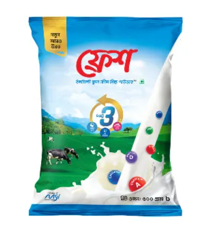 fresh instant full cream milk powder 500g